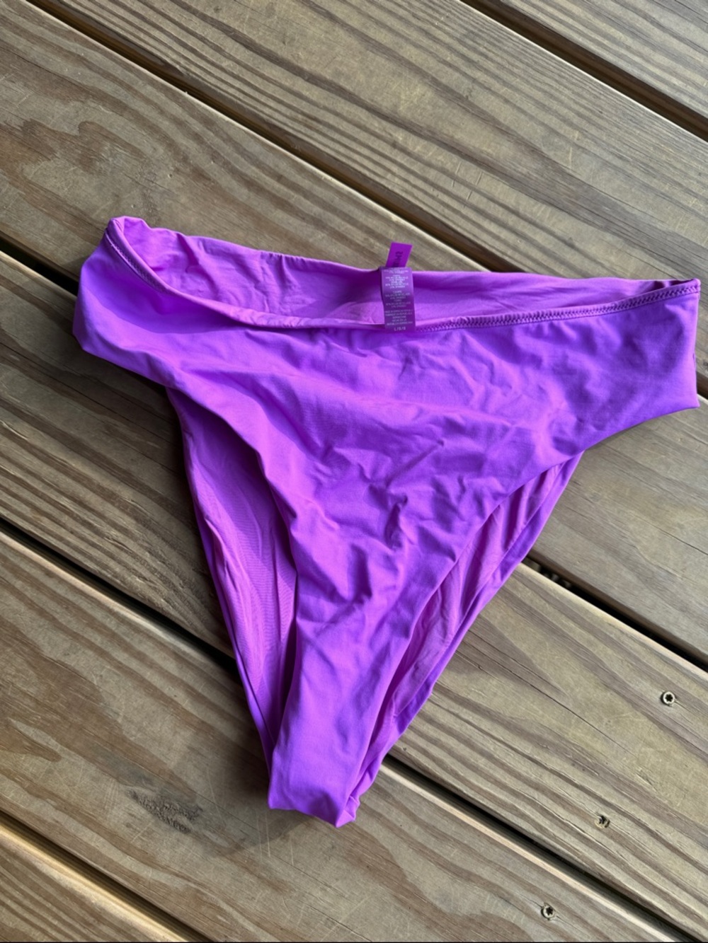 SKIMS Purple High-Cut Bikini Bottom